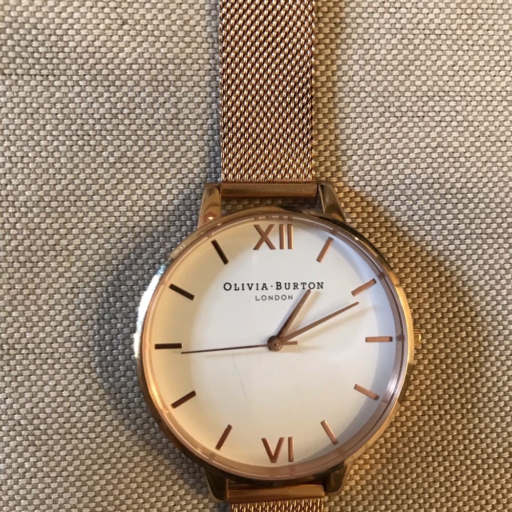 Rose Gold Mesh Watch